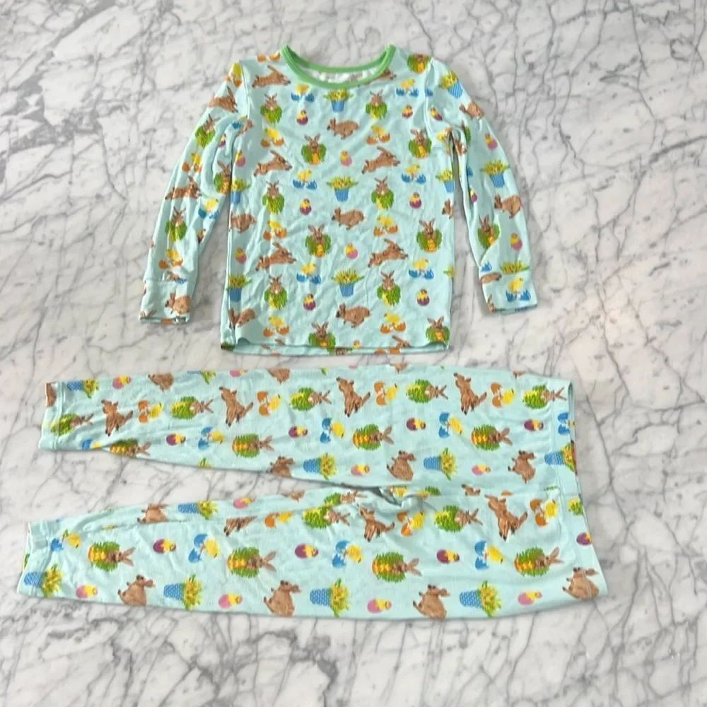 Free Birdees Bamboo Easter Bunny Pajamas Sz 4